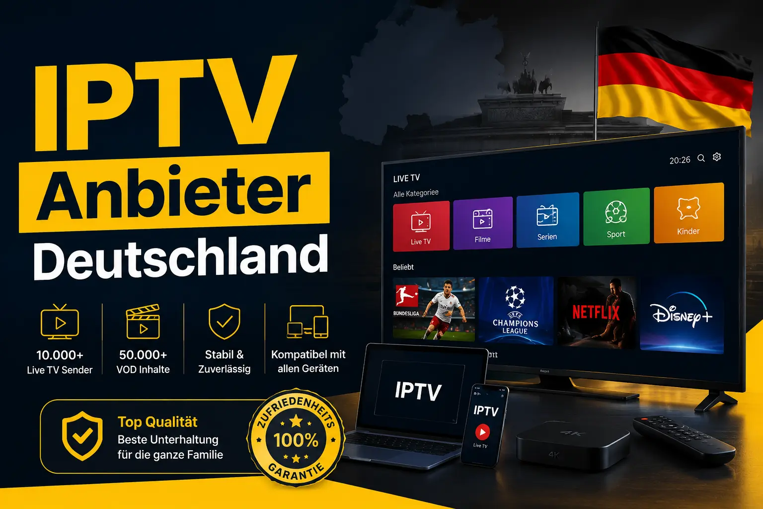 IPTV Anbieter Deutschland